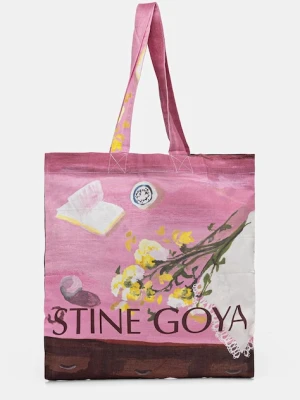 Stine Goya torebka bawełniana kolor różowy SG-PS26-A016-2285