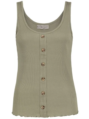 Stitch & Soul Top w kolorze khaki rozmiar: S