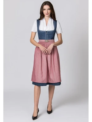Stockerpoint Dirndl "Roseline" w kolorze granatowo-szaroróżowym rozmiar: 38