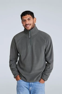 Stockholm — męski polar z zamkiem błyskawicznym 1/2 - Grey Animal