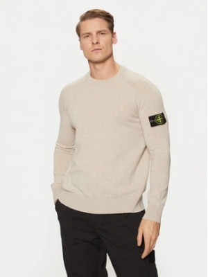 Stone Island Sweter 8115545B4 Beżowy Regular Fit