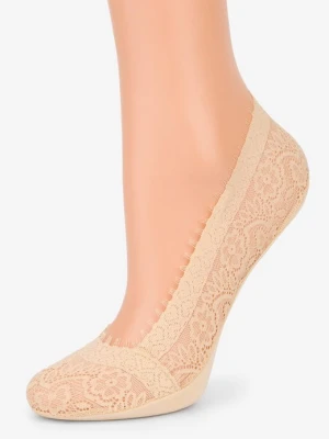 Stopki damskie koronkowe cieliste 2pak - Comfort Lace MARILYN