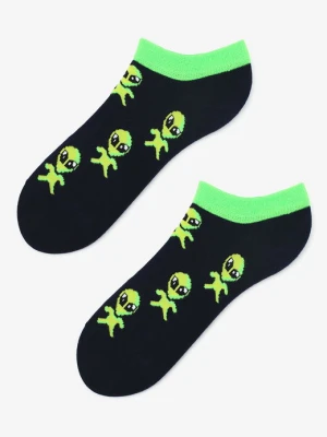 Stopki damskie w neonowe ufoludki Footies Ufe Marilyn