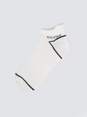 Stopki męskie bawełniane białe Serhios 100 BIG STAR