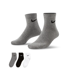 Stopki treningowe Nike Everyday Lightweight (3 pary) - Wielokolorowe