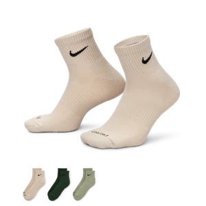 Stopki treningowe Nike Everyday Plus Cushioned (3 pary) - Wielokolorowe