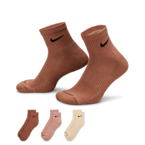 Stopki treningowe Nike Everyday Plus Cushioned (3 pary) - Wielokolorowe