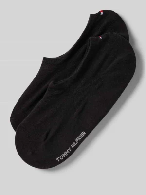 Stopki z mieszanki bawełny w zestaw 2 szt. Tommy Hilfiger Czarny