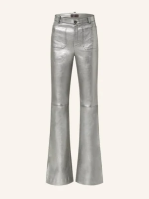 Stouls Spodnie Skórzane Laurent silber