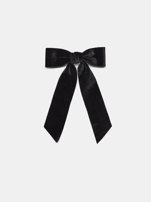 Stradivarius Aksamitna wstążka  Czarny