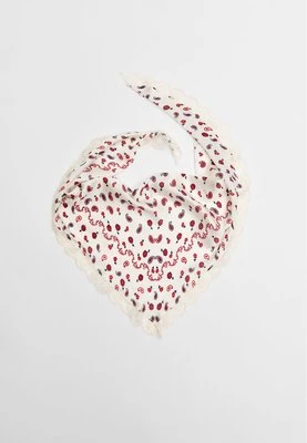 Stradivarius Bandana z koronką  Ecru