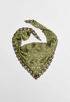 Stradivarius Bandana z koronką  Khaki