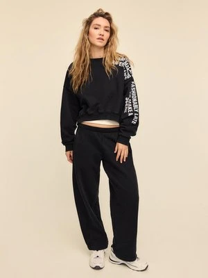 Zdjęcie produktu Stradivarius Bluza acid wash o miękkim dotyku  Ciemnoszary