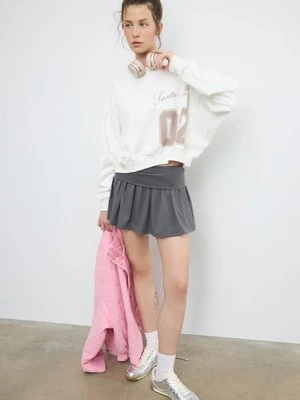 Zdjęcie produktu Stradivarius Bluza basic z nadrukiem  Ecru