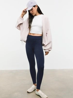 Stradivarius Bluza z kapturem z efektem pufy o miękkim dotyku  Szary