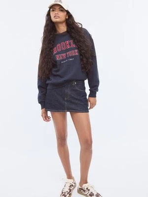 Stradivarius Bluza haftowana  Morski