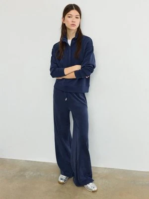Zdjęcie produktu Stradivarius Bluza na suwak, miękka w dotyku  Ciemnomorski