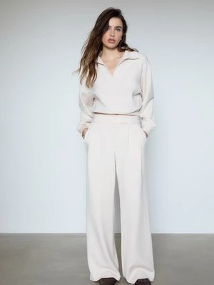 Stradivarius Bluza o miękkim dotyku  Szary