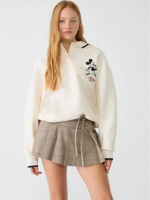 Zdjęcie produktu Stradivarius Bluza polo z Myszką Miki i Minnie  Waniliowy