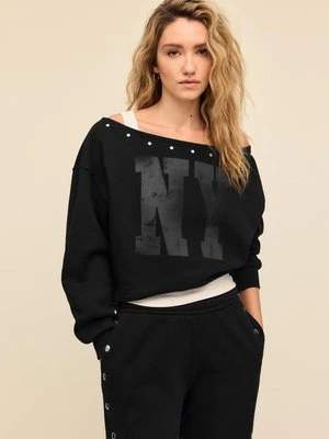 Zdjęcie produktu Stradivarius Bluza z nitami  Czarny