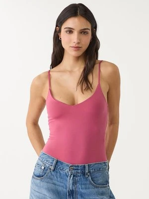 Stradivarius Body basic na ramiączkach  Cielisty róż