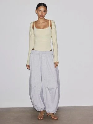Zdjęcie produktu Stradivarius Bolero slim z długim rękawem  Żółty pastelowy