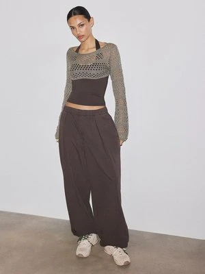 Stradivarius Bolero z dzianiny  Khaki