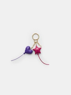 Stradivarius Breloczek charm balony z efektem puffy  Fuksja