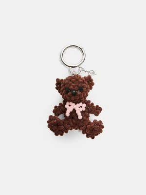 Stradivarius Brelok charm maxi miś  Brązowy