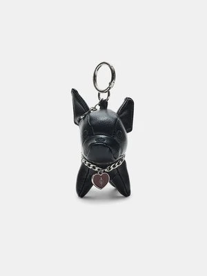 Stradivarius Brelok piesek zawieszka ze sztucznej skóry  Czarny
