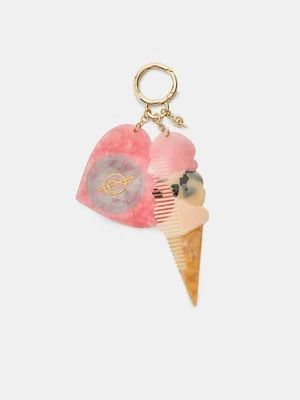 Stradivarius Brelok zawieszka Icecream  Różowy