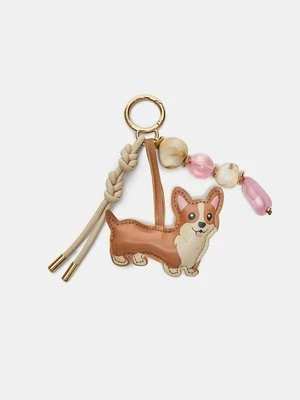 Stradivarius Brelok zawieszka pies Corgi  Brązowy
