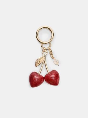 Stradivarius Brelok zawieszka wiśnie  Czerwony