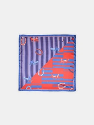 Stradivarius CHUSTA W PODKOWY  Niebieski