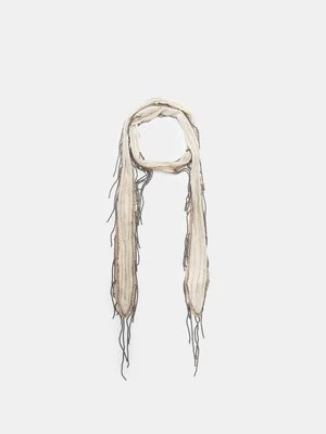 Stradivarius Chusta z koralikami  Pastelowy róż