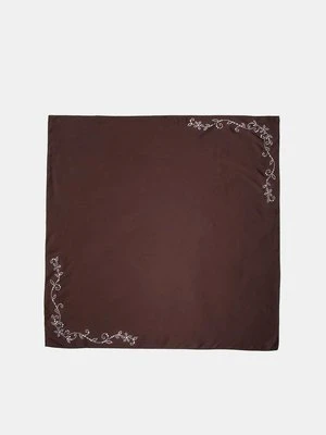 Stradivarius Chustka z detalami  Brązowy