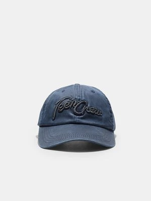 Stradivarius Czapka z daszkiem Teen Crew  Morski