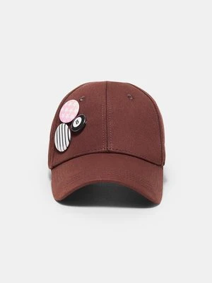 Zdjęcie produktu Stradivarius Czapka z przypinkami  Brązowy