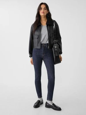 Stradivarius D07 Jeansy skinny fit z regularnym stanem  WYBLAKŁY DENIM