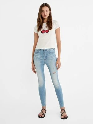 Stradivarius D07 Jeansy skinny fit z regularnym stanem  PERŁOWOSZARY DENIM