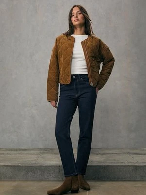 Stradivarius D10 Jeansy mom fit slim  WYBLAKŁY DENIM