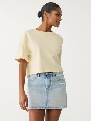 Stradivarius D60 Jeansowa spódnica mini  JASNONIEBIESKI DENIM