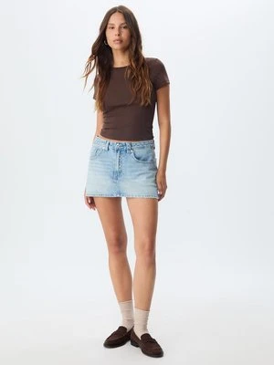 Stradivarius D62 Spódnico-spodnie denim  JASNONIEBIESKI DENIM