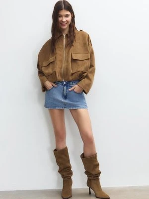 Stradivarius D62 Spódnicospodnie denim  ŚREDNIOJASNY NIEBIESKI DENIM