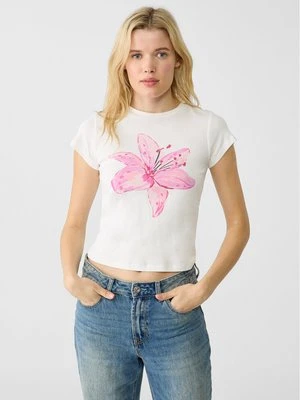 Zdjęcie produktu Stradivarius D75 Spodenki jeansowe z przetarciami  Średni szary