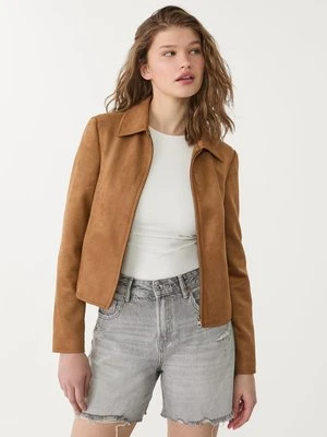 Stradivarius D93 Jeansowe spodenki o długim kroju  Średni szary
