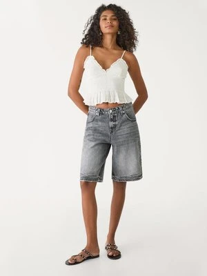 Stradivarius D95 Bermudy typu jortsy  CIEMNOSZARY DENIM