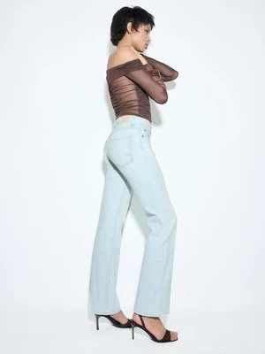 Stradivarius D98 Jeansy o prostym kroju  JASNONIEBIESKI DENIM