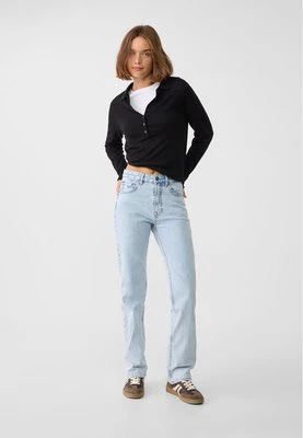 Stradivarius D98 proste jeansy w stylu vintage  Denim