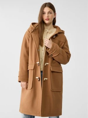 Zdjęcie produktu Stradivarius Długa budrysówka  Jasny wielbłądzi